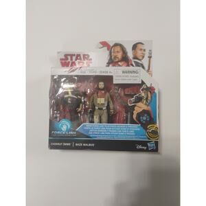 Hasbro Star Wars Force Link Chirrut Imwe & Baze Malbus 2-Pack Action Figure